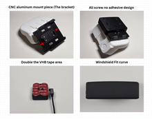 Load image into Gallery viewer, Beartech Side Slidemount For C4, Openpilot Slide Quick Mount SET for Comma Device