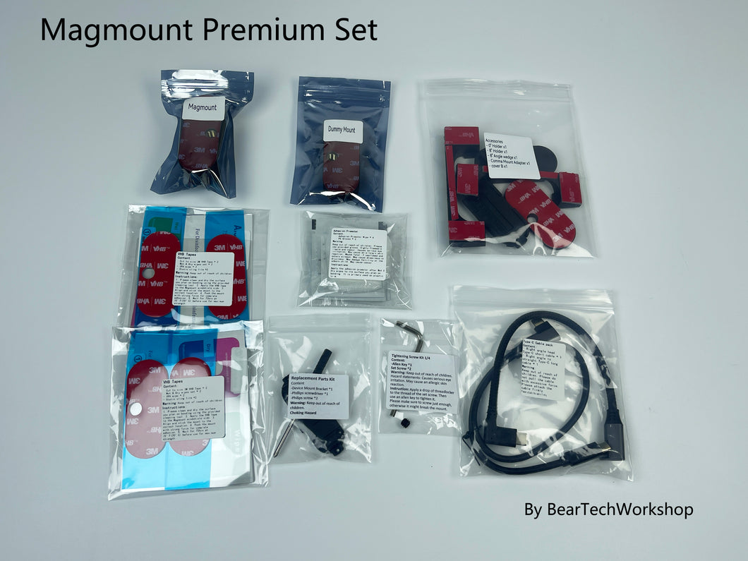 Beartech Magmount, Openpilot Magnetic Mount SET for Comma Device